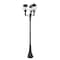 Z-Lite Davina 4 Light Outdoor Post Mounted Fixture, 34.5in. W x 120.25in. H, Black 5016PHBR-3-564P-BK - alternate 1